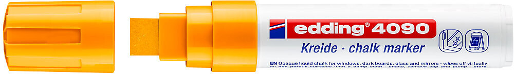 edding Marqueur fenêtre 4090 orange neon