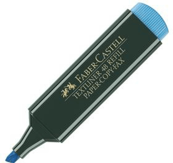 Photos - Felt Tip Pen Faber-Castell Textliner 48 blue 