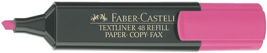 Photos - Felt Tip Pen Faber-Castell Textliner 48 pink 