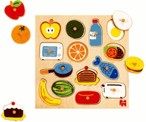 Jumbo Puzzle de la cuisine dedans & dehors (14 pièces)