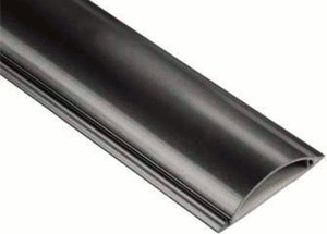 Hama Cable Duct, semicircular, 100/2.1 cm, black (00083159)