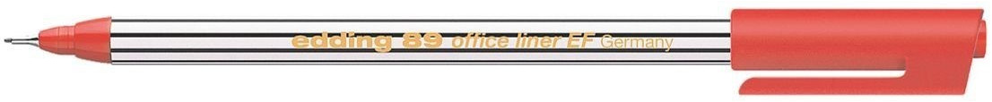 edding 89 Office Liner EF rouge