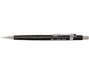 Pentel Druckbleistift P205 rot 0,5mm Metallspitze inkl 6 Minen Radierer HB Pen 