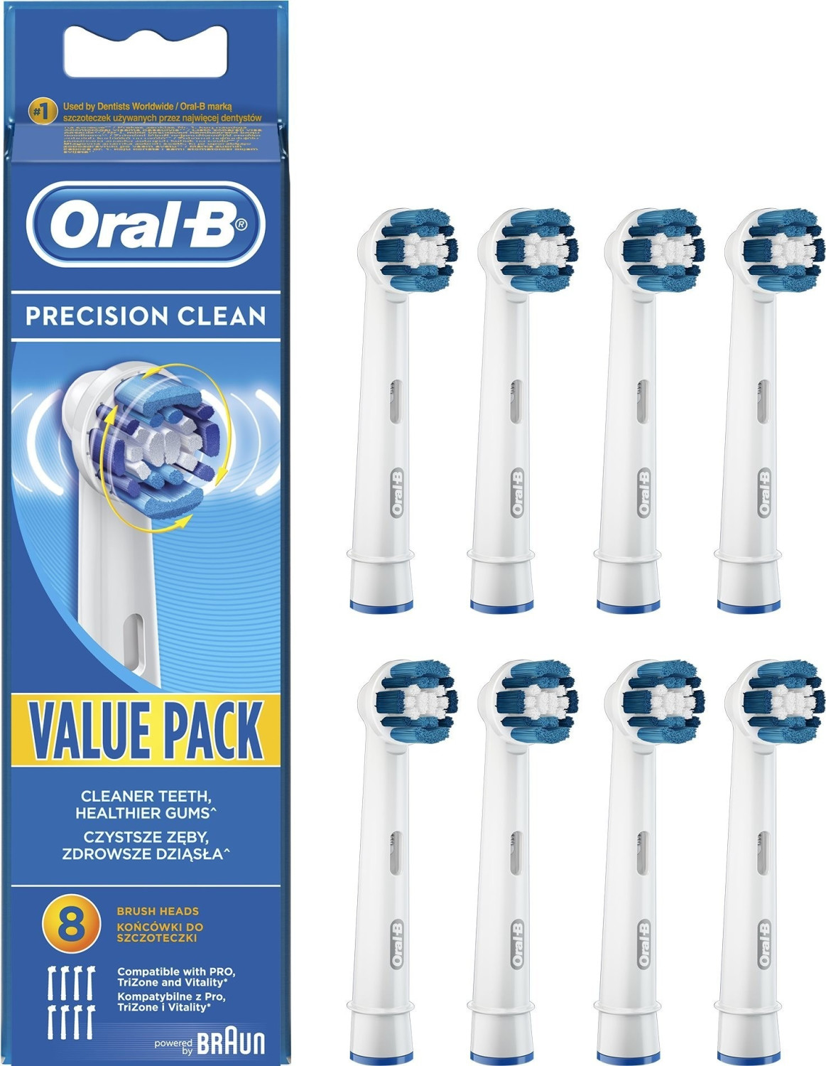 Oral-B Lot de brossettes Precision Clean (8 unités)