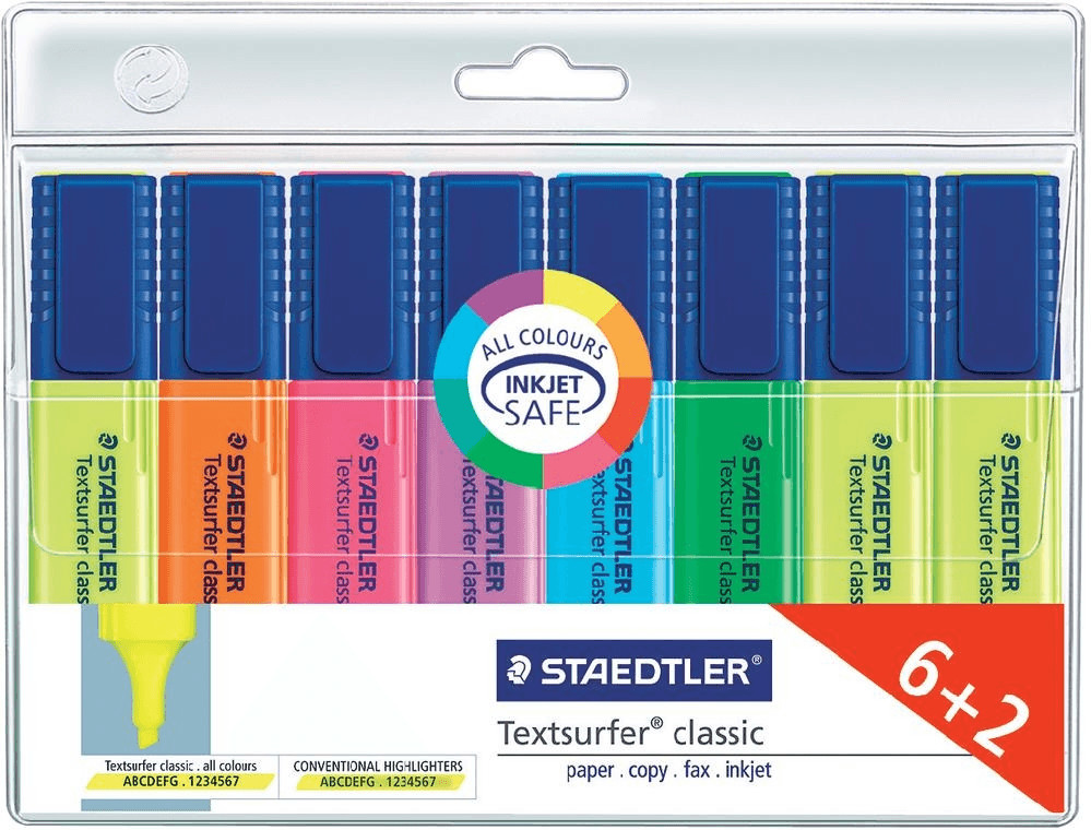 Staedtler Textsurfer classic 364 - Pochette de 8