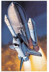 Hasegawa Space Shuttle Orbiter with Boosters (10729)