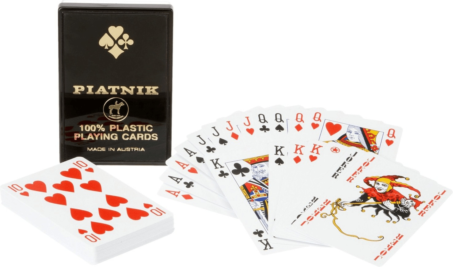 Piatnik Classic Poker 4 Corner Numbers