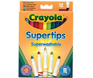 Crayola Supertips (12 feutres) au meilleur prix sur