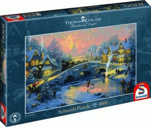 Schmidt Thomas Kinkade - Village enneigé