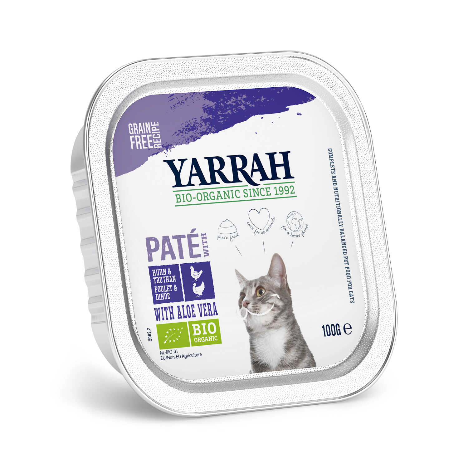 Yarrah Pâté poulet dinde aloe (100 g)