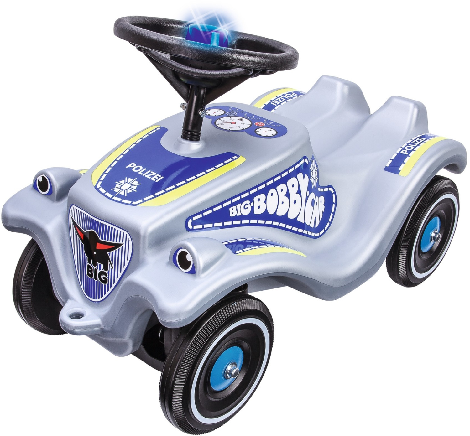 Big Bobby Car Classic Polizei silber/blau
