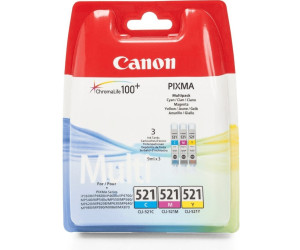 Canon CLI-521 Multipack 3-farbig € 2024 Preisvergleich ab 29,04 Preise) (Februar | bei (2934B010)