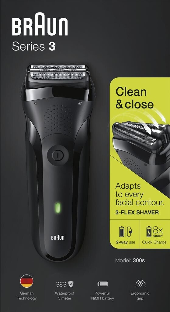 Braun Series 3 300s black au meilleur prix sur idealo.fr