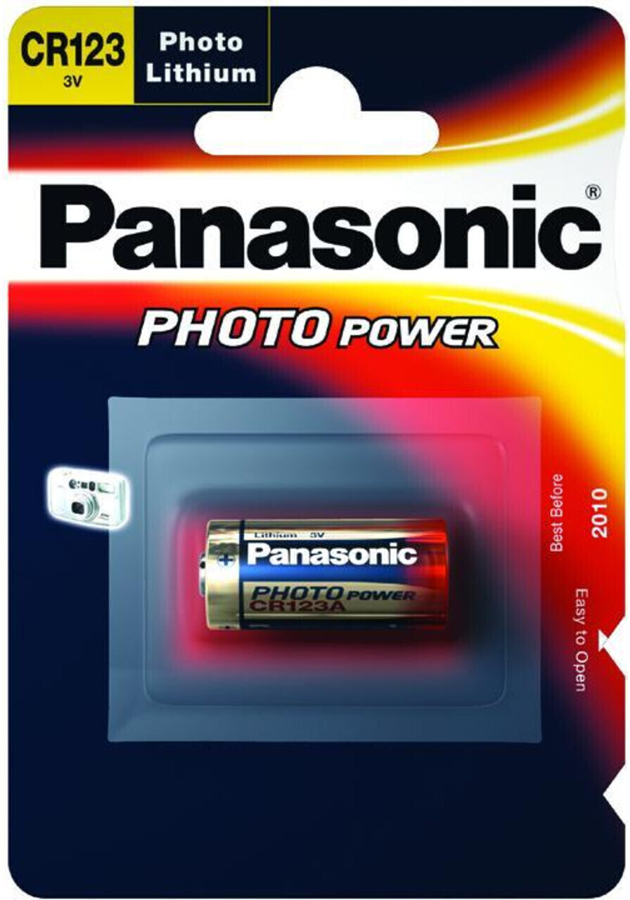Panasonic 1x CR123A 1400 mAh Photo Power (34509) au meilleur prix sur
