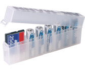 Batterie Box Aufbeahrung Koffer Plastik sortierer AA AAA 18650 Akkus Akku koffer 