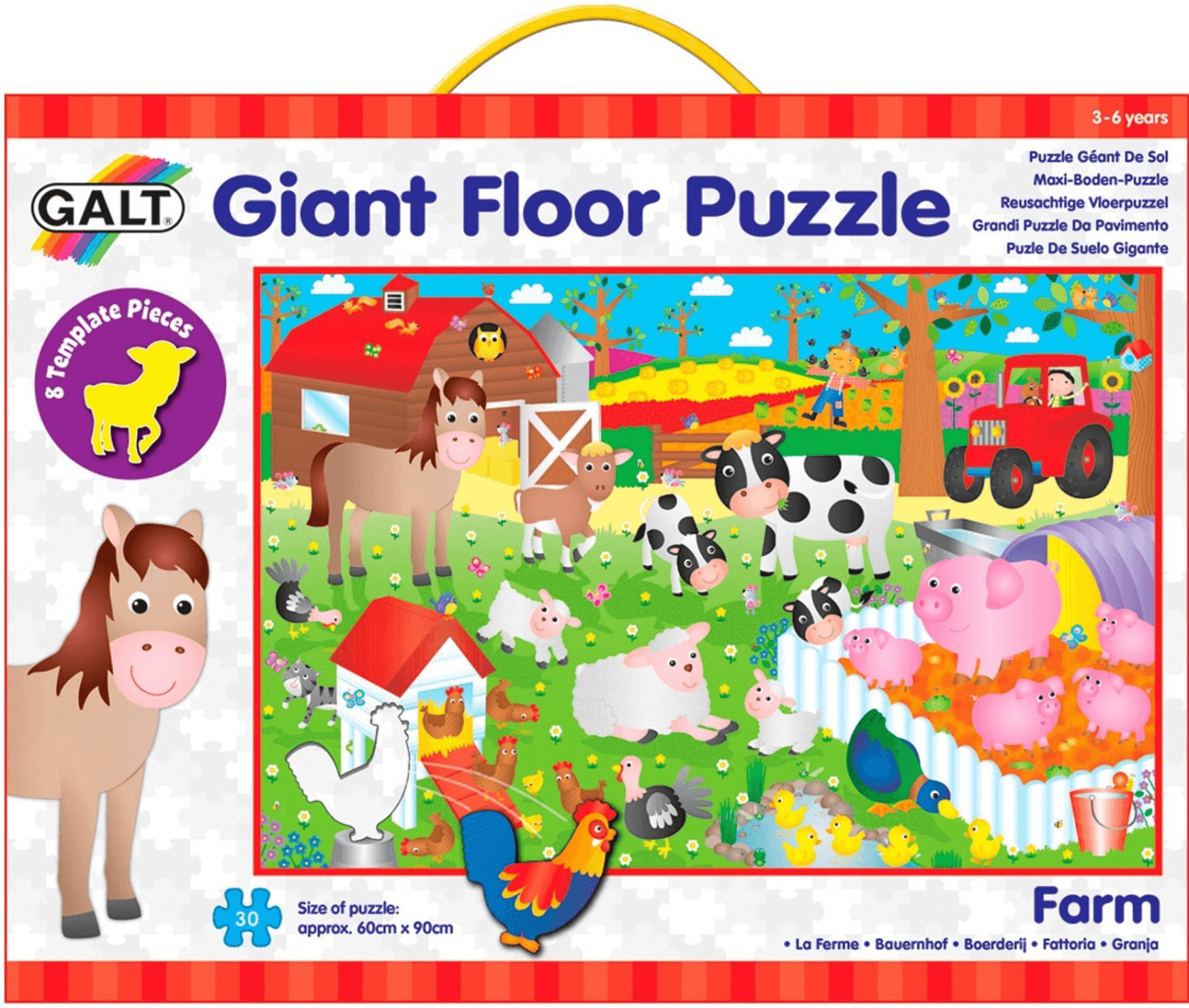 Galt Giant Floor Puzzle Farm