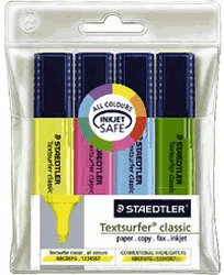 Staedtler Textsurfer classic 364 - Pochette de 4