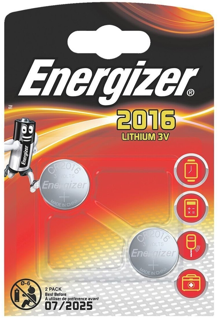 Energizer Ultimate 2016 Pile bouton CR 2016 lithium 100 mAh 3 V 2
