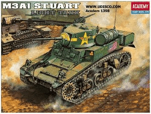 Academy US M3A1 Stuart Light (1398)
