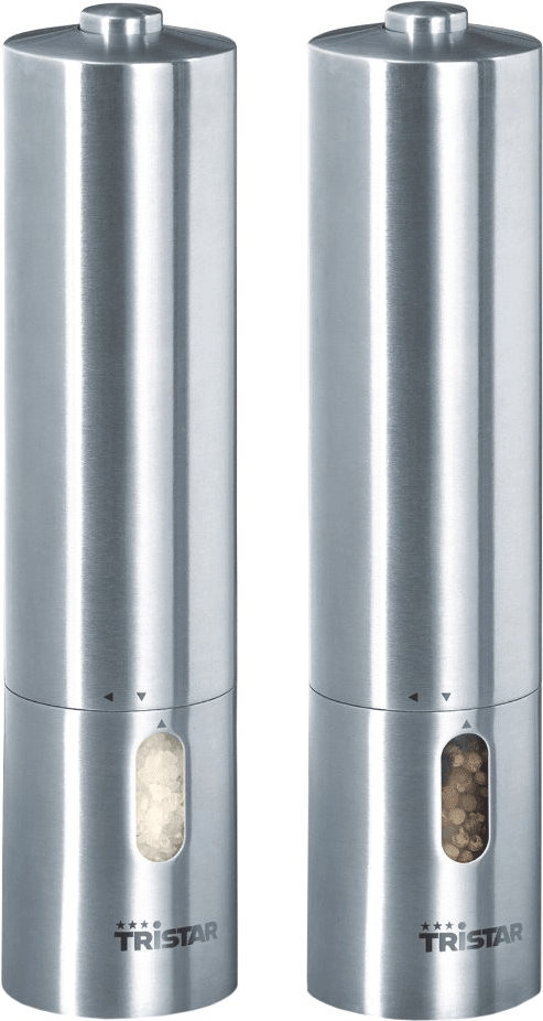 Tristar Duo moulins poivre et sel électriques inox (PM-4005)