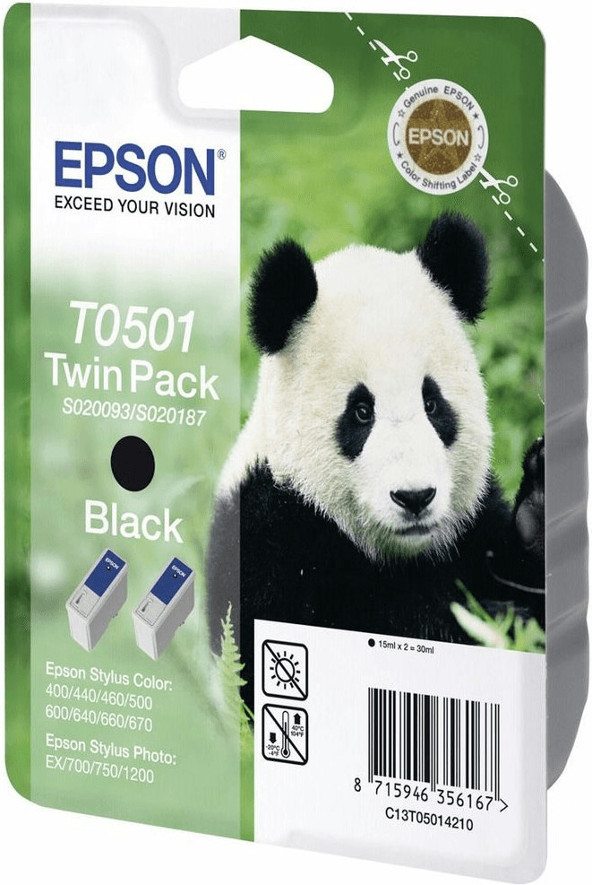 Epson T0501 noir double pack