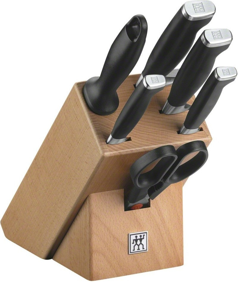 Zwilling Twin Four Star II Bloc de Couteaux Nature 7 pièces