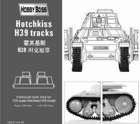 HobbyBoss Chenilles pour Hoichkiss H39 (81003)