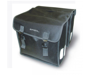 Doppelpack Gepäckträger Tasche Basil Mara 3XL Schwarz 52 Liter Wasserabweisend 