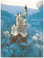 Ravensburger Neuschwanstein Castle in Winter