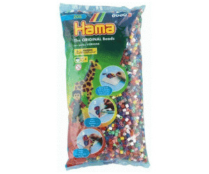 Hama Bügelperlen 6000 Stück Midi-Perlen 5mm Farben-Mix 67 Steckperlen bunt 