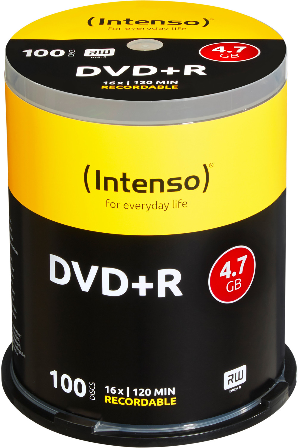 Photos - Other for Computer Intenso DVD+R 4,7GB 120min 16x 100pk Spindle 