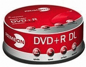 Primeon BD-R DL 50GB 2-8x - Cakebox 25 Stuks Foto-on-Disc Inkjet Printbaar