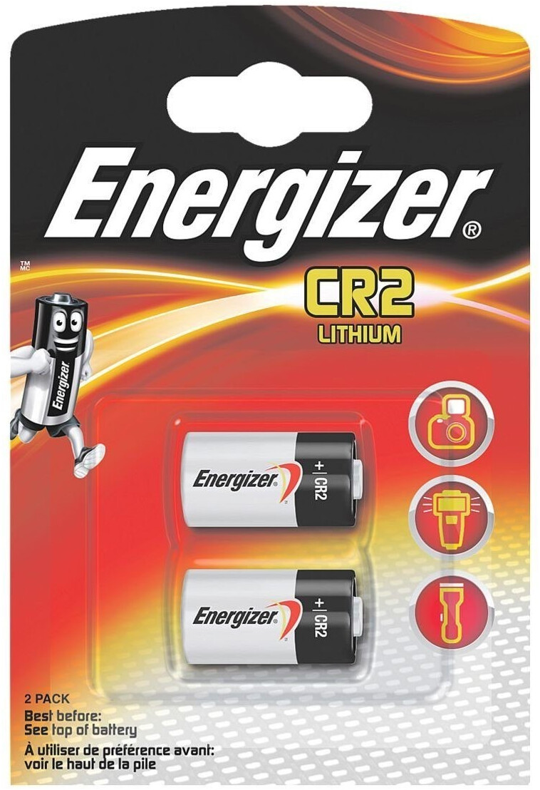 Energizer CR2 Lithium 3.0V batteries (2 pcs.)