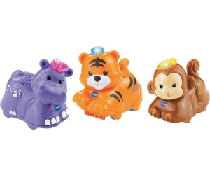 Vtech Toot Toot Animals 3 Pack Tiger, Hippo, Monkey