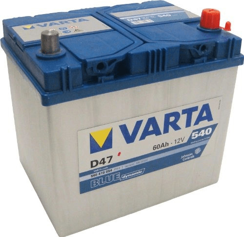 Batterie voiture Varta D47 - 60Ah / 540A - 12V - Feu Vert