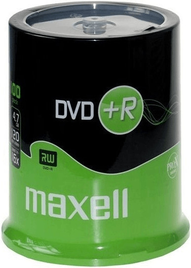 Maxell DVD+R 4,7GB 120min 16x 100pk Spindle