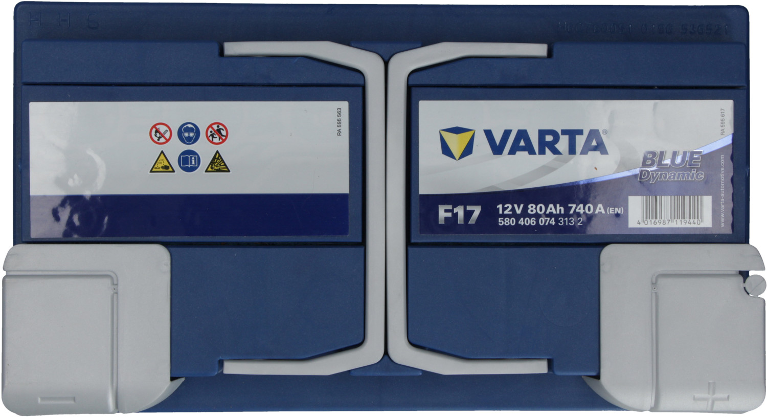 Batterie auto F17 12V 80ah/740A VARTA Blue dynamic, batterie de
