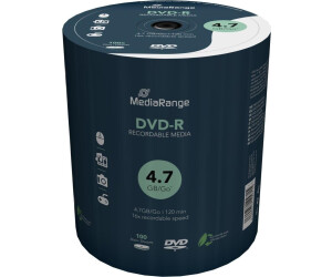 MediaRange DVD-R 4,7GB 120min 16x 100pk Spindle