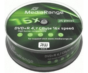 MediaRange DVD+R 4,7GB 120min 16x 25pk Spindle