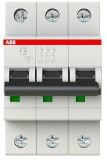 ABB System pro M compact Sicherungsautomat S203 B16A (16 A, 3-polig)