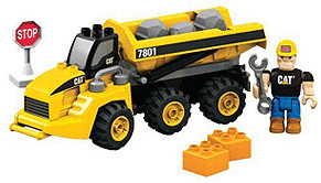 MEGA BLOKS CAT - Camion benne articulé (7801)