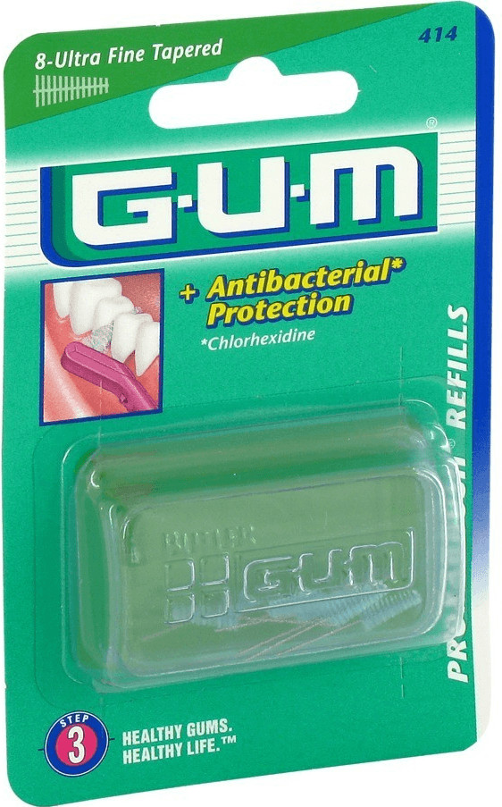 GUM Brossette interdentaire conique Proxabrush 0,5mm (8 pièces)