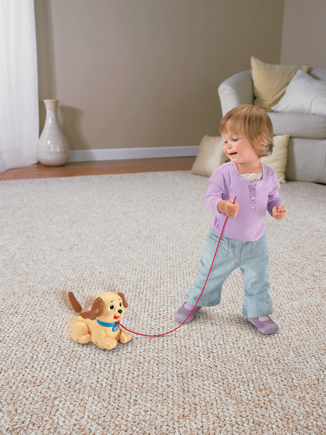 Fisher price pull along dog argos online