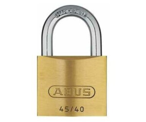 ABUS Messing Vorhängeschloß 45/40 mit Mehrschlüssel/Zusatzschlüssel frei wählb 