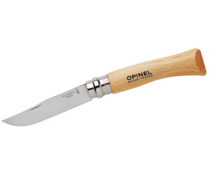 Opinel No. 07 coltello da tasca, acciaio al carbonio, lunghezza lama 8 cm