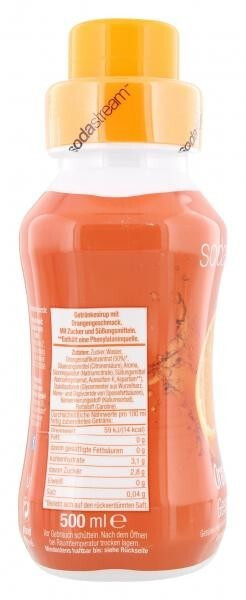 Sirop pour SodaStream orange zéro sucre 500 ml - Pologne, Produits Neufs -  Plate-forme de vente en gros