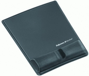 Fellowes Health-V Tissu Repose-poignets avec tapis de souris