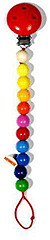 Heimess Attache-sucette pois multicolores