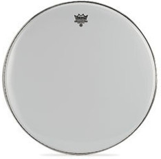 REMO Smooth White Ambassador Bassdrum 28