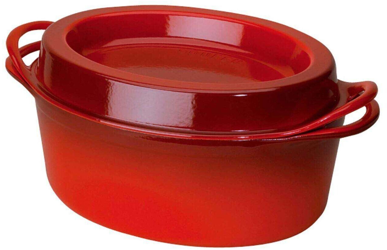 Le Creuset Doufeu cocotte ovale 35 cm cerise
